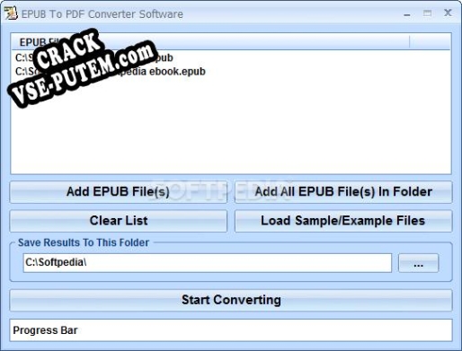Взлом (keygen) EPUB To PDF Converter Software