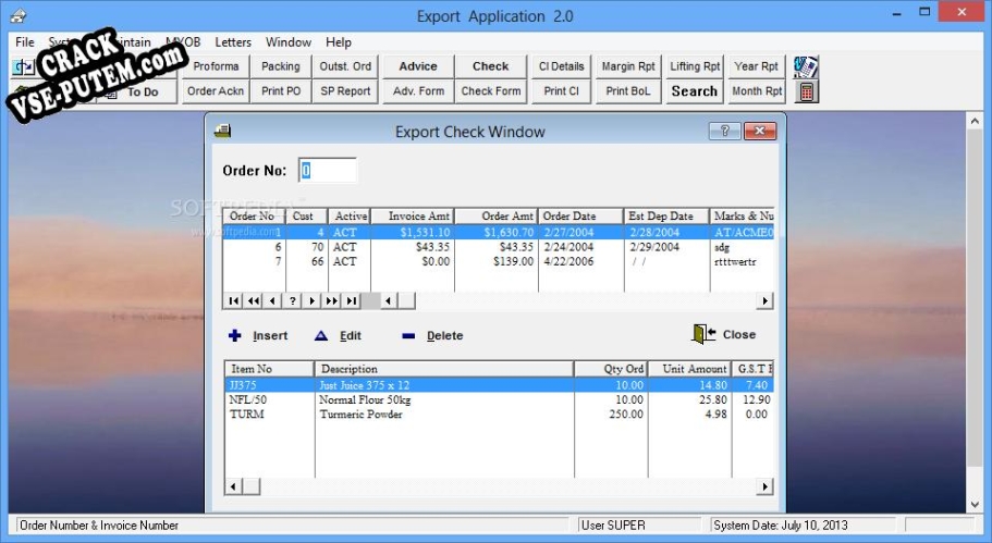 Crack для Export Documentation Manager