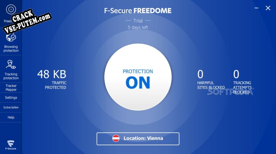 F-Secure Freedome  + crack (кряк)