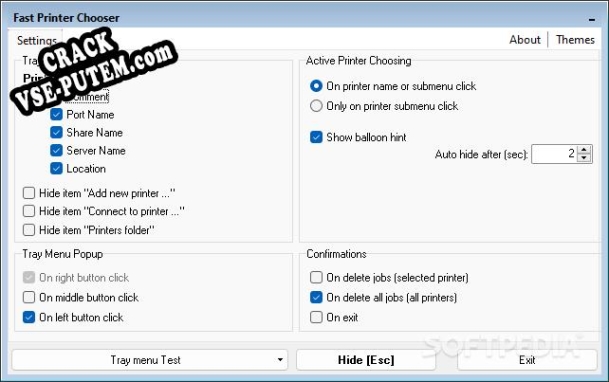 Fast Printer Chooser keygen (кейген)