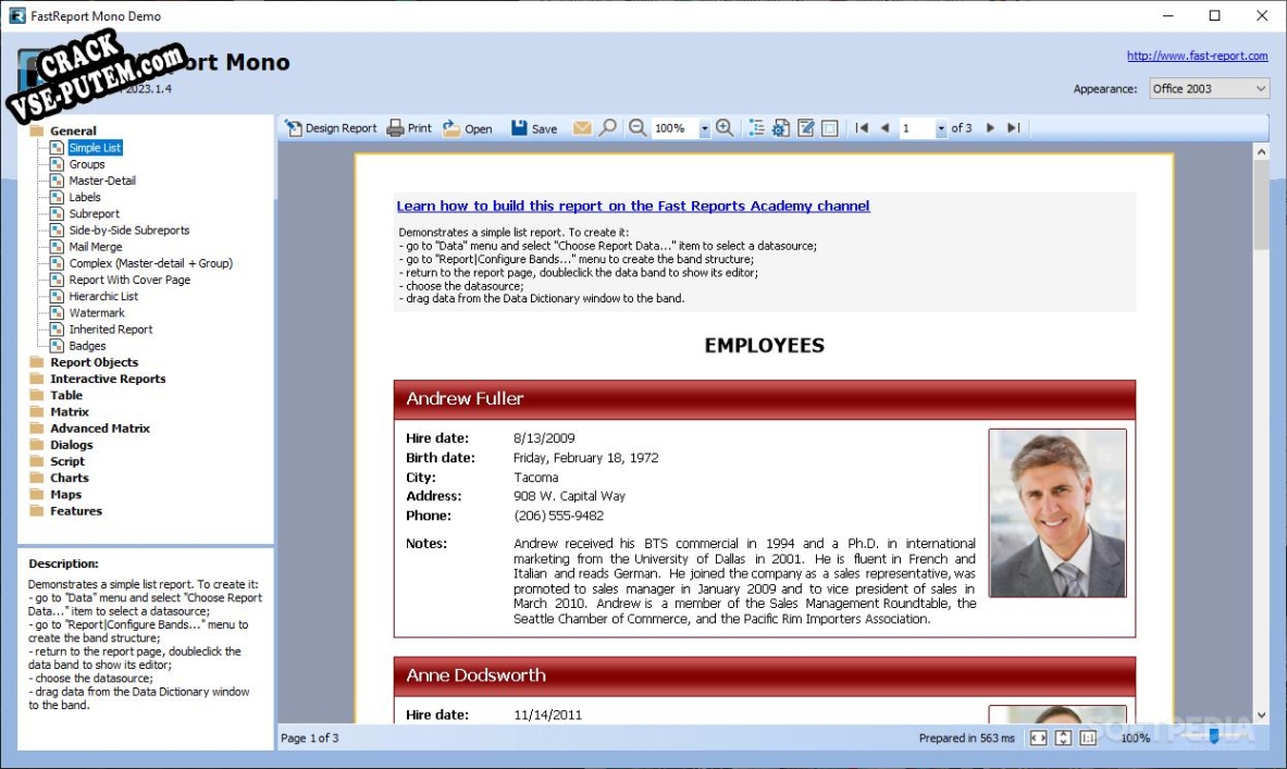 Активация программы FastReport Mono