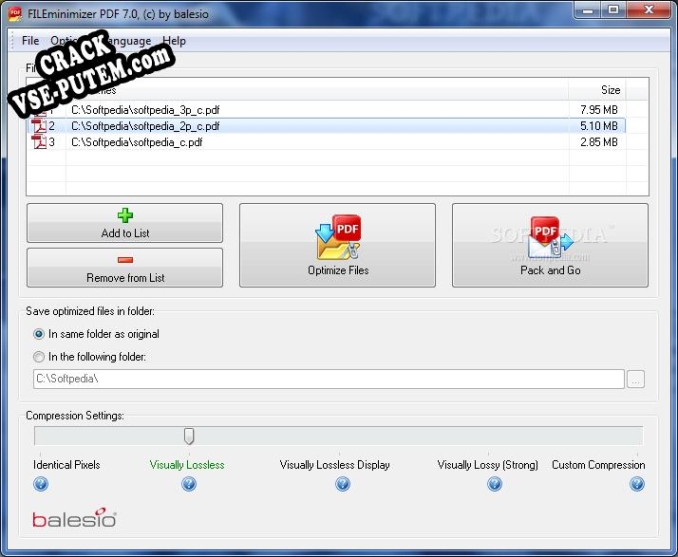 FILEminimizer PDF с patch/keygen