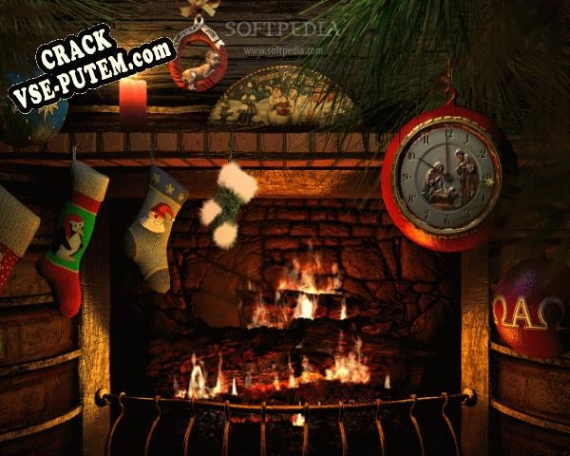 Fireside Christmas 3D Screensaver  + crack (кряк)