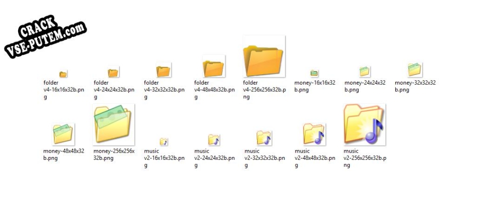 Folder Icon Set и crack patch (взлом)