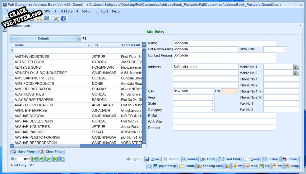 Full Customize Address Book keygen (кейген)