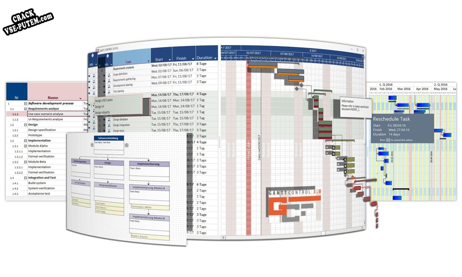 Crack для Gantt Control VCL Edition