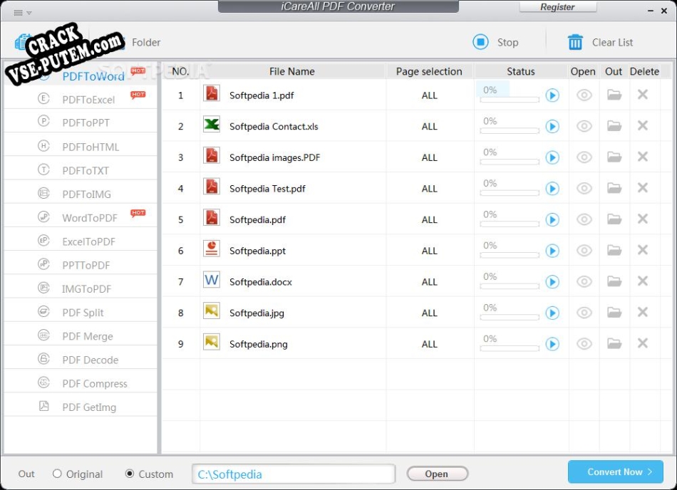 Взлом (keygen) iCareAll PDF Converter