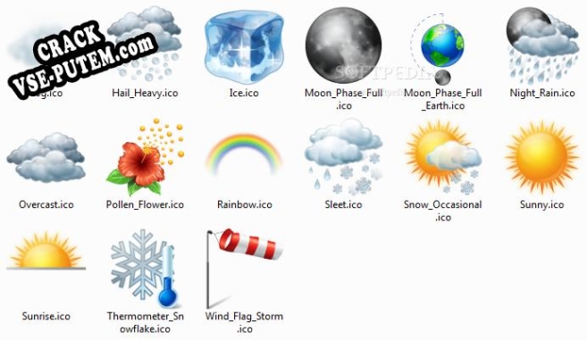 Взлом (keygen) Icons-Land Vista Style Weather Icons Set