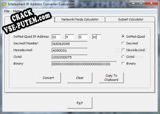 Intelephant IP Address Converter с patch/keygen