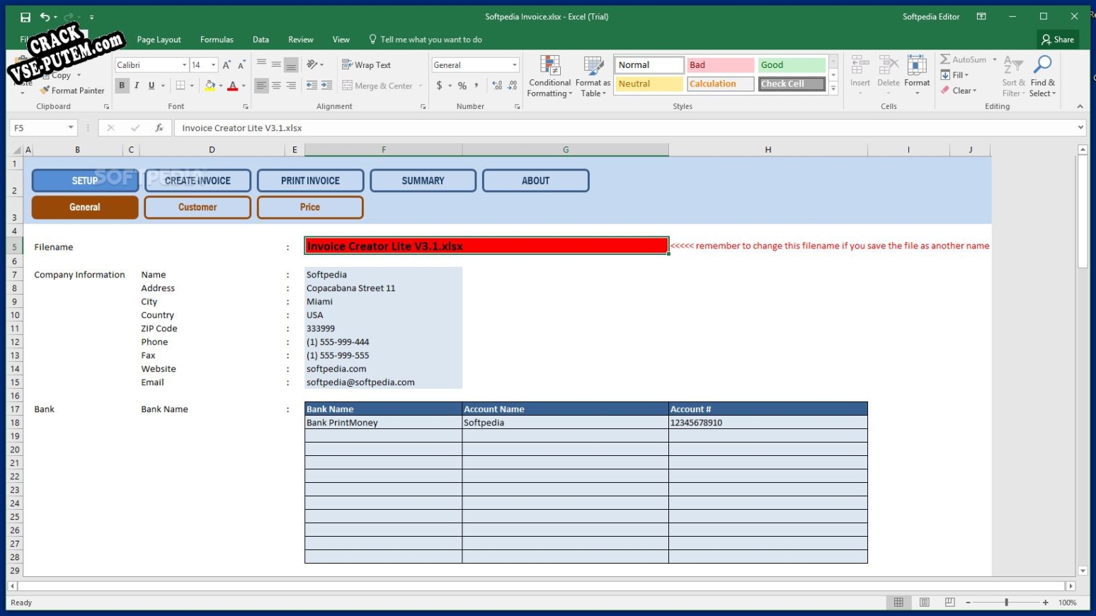 Invoice Creator Lite keygen (кейген)