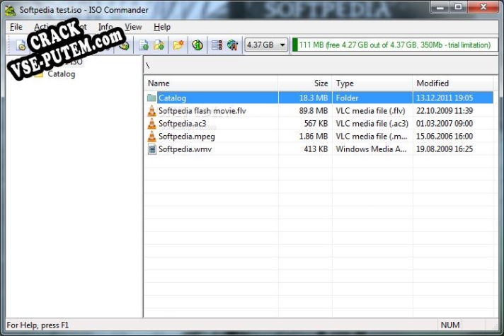 Crack для ISO Commander