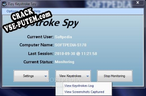 ISpy Keystroke Spy с patch/keygen