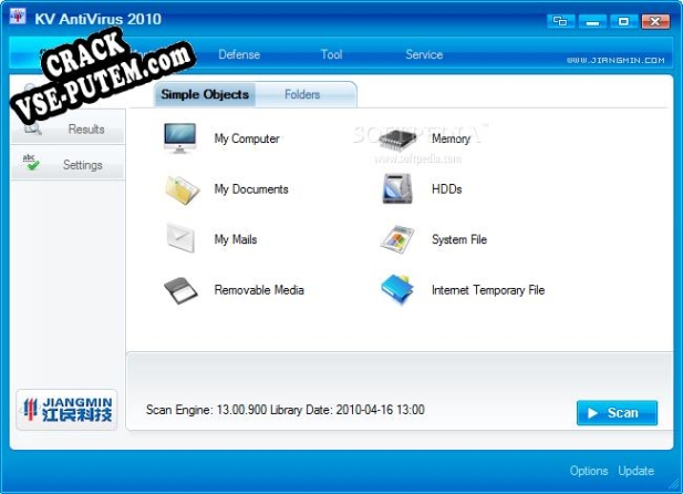 Jiangmin Antivirus KV 2010 и crack patch (взлом)