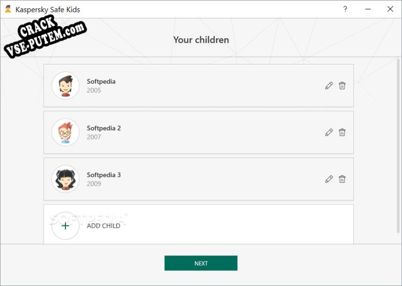 Ключ для Kaspersky Safe Kids