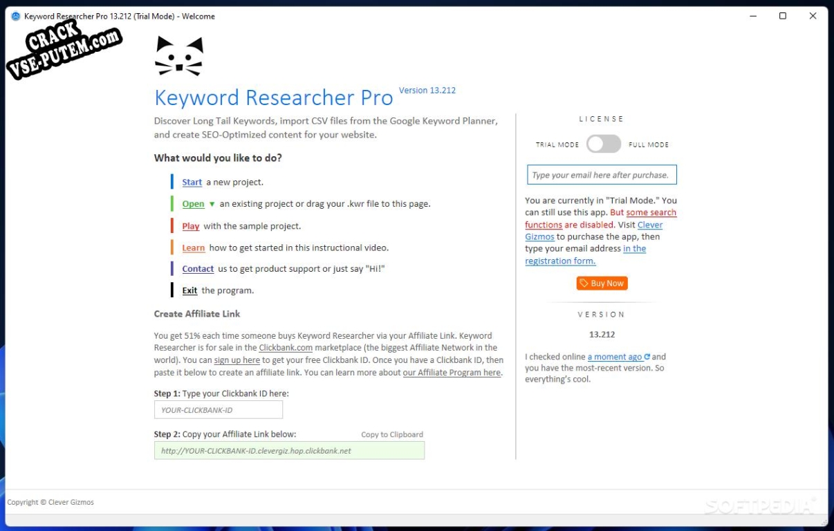 Keyword Researcher Pro keygen (кейген)