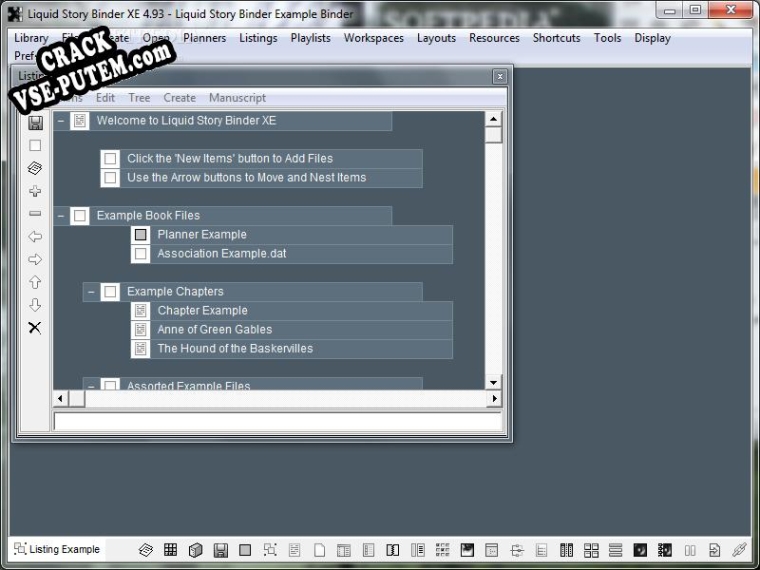 Ключ для Liquid Story Binder XE