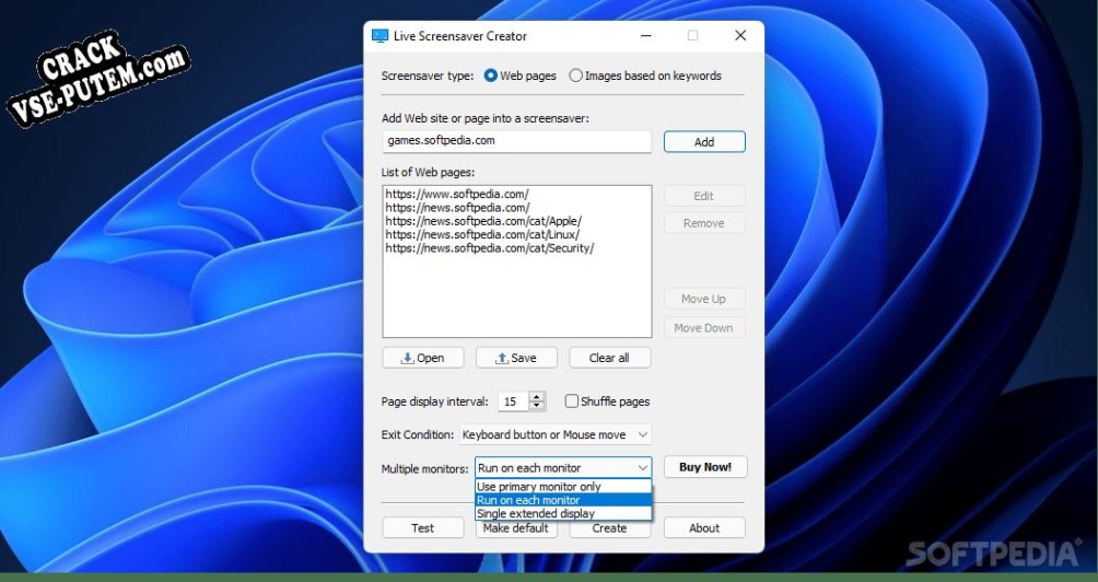 Live Screensaver Creator и crack patch (взлом)