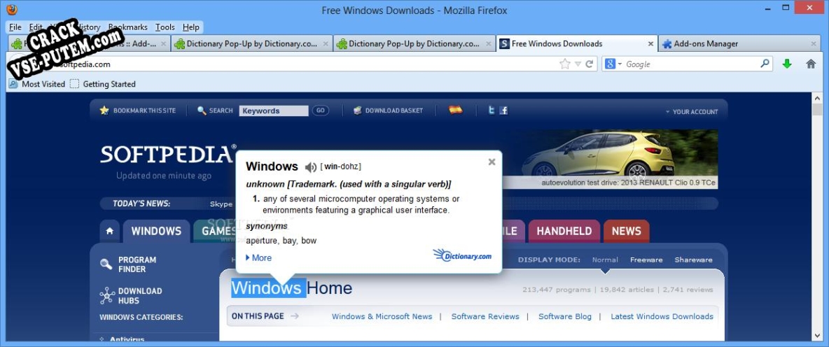 Crack для Lock Screen List for Windows 8