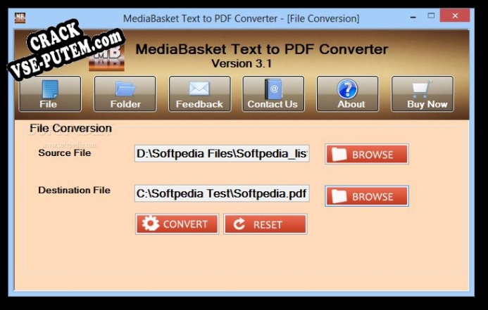 MediaBasket Text to PDF Converter  + crack (кряк)