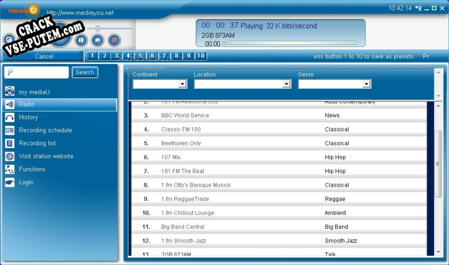 MediaU Radio Player keygen (кейген)