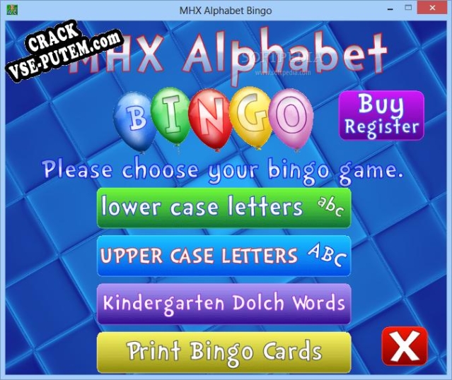 MHX Alphabet Bingo и crack patch (взлом)