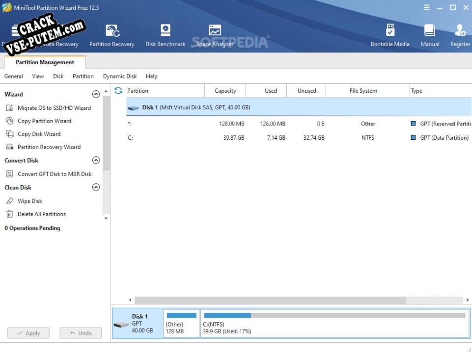MiniTool Partition Wizard Enterprise Edition + crack/ключ