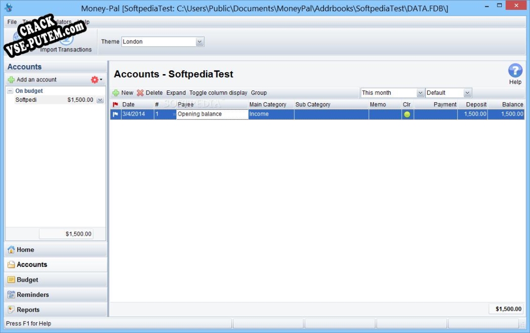 Money-Pal  + crack (кряк)