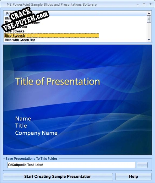 Взлом MS PowerPoint Sample Slides and Presentations Software