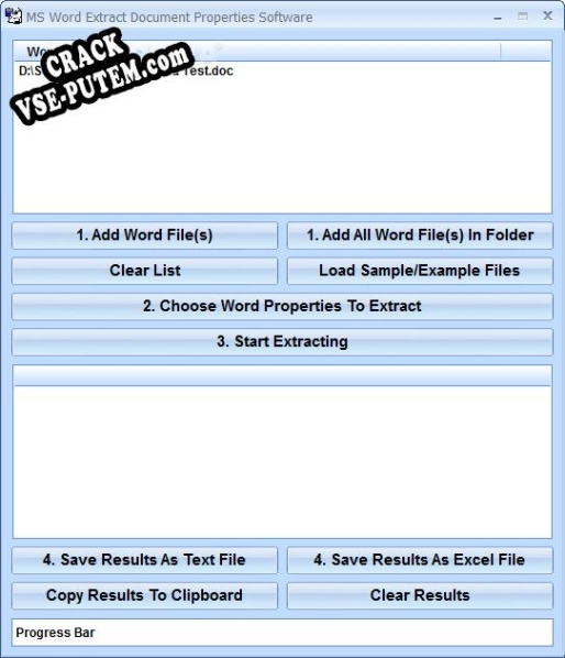 MS Word Extract Document Properties Software keygen (кейген)