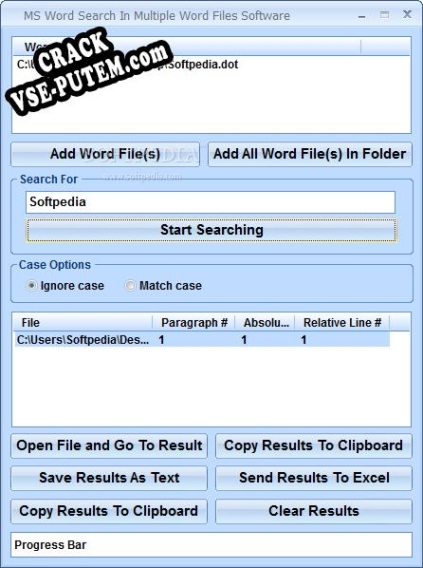 MS Word Search In Multiple Word Files Software  + crack (кряк)