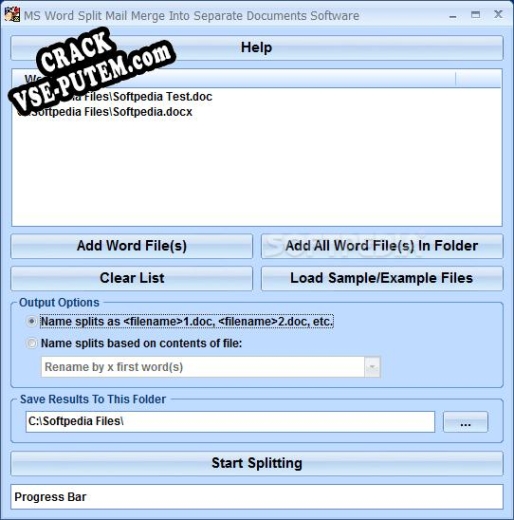 MS Word Split Mail Merge Into Separate Documents Software keygen (кейген)