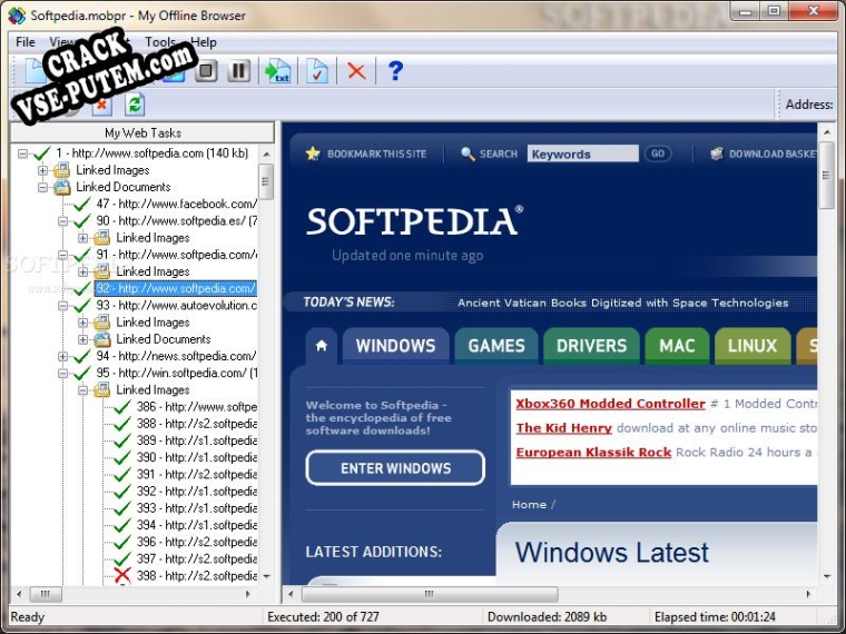 Взлом My Offline Browser