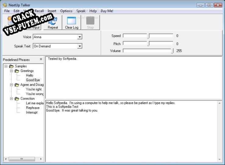 Crack для NextUp Talker