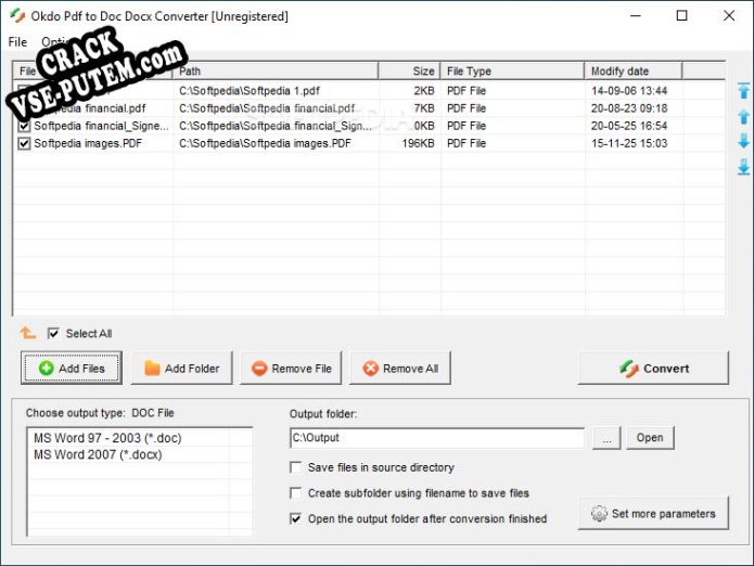 Активация программы Okdo Pdf to Doc Docx Converter