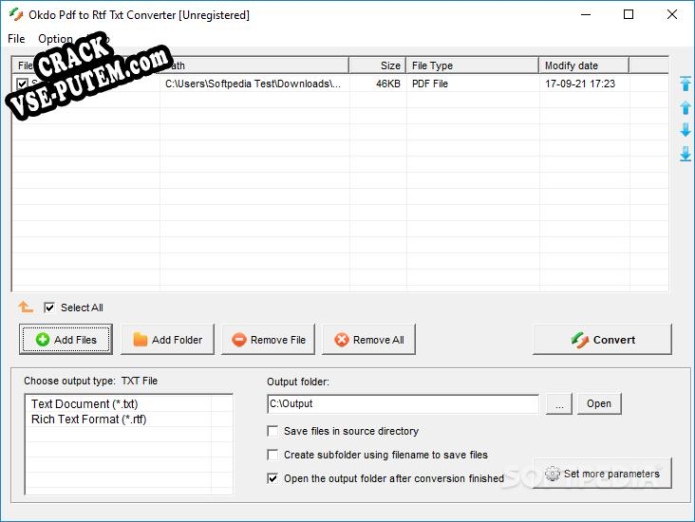 Okdo Pdf to Rtf Txt Converter  + crack (кряк)