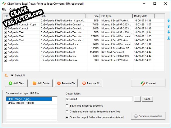 Взлом Okdo Word Excel PowerPoint to Jpeg Converter