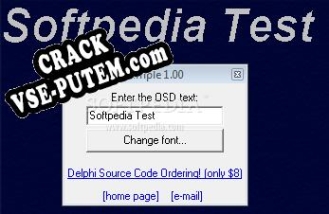 Crack для On Screen Display