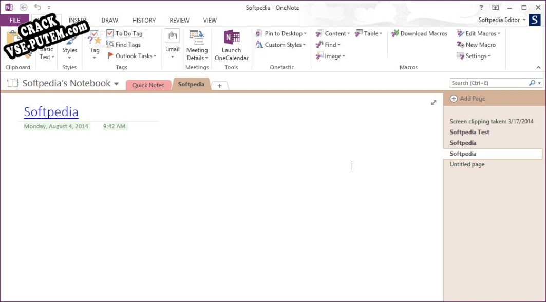 Keygen для Onetastic for Microsoft OneNote