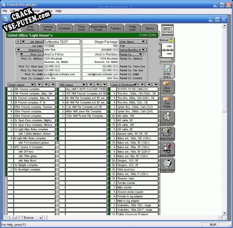 OnSet Office и crack patch (взлом)