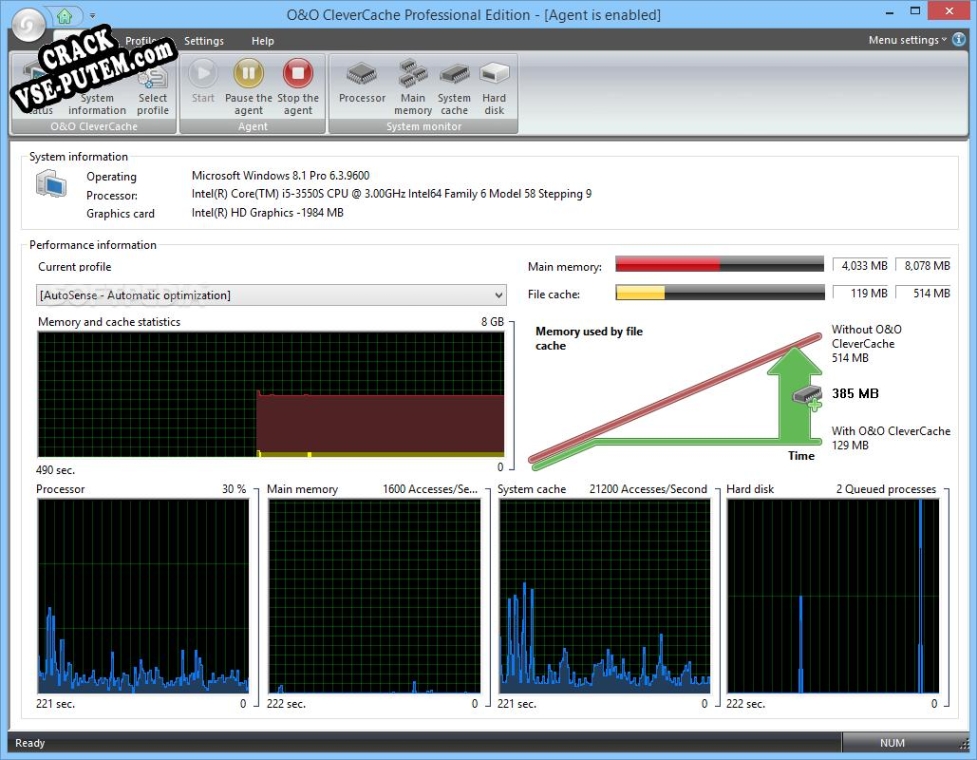 O&O CleverCache Professional Edition с patch/keygen