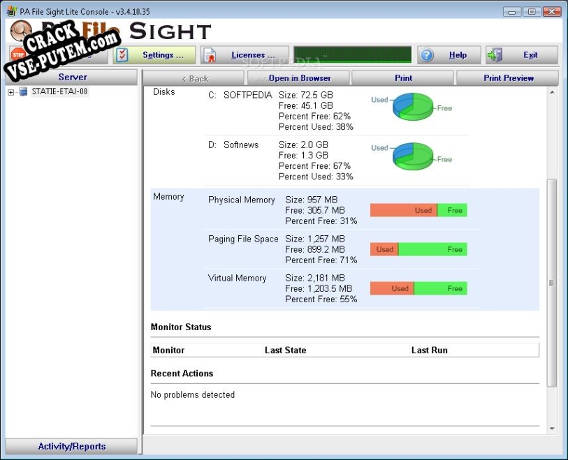 PA File Sight Lite с patch/keygen