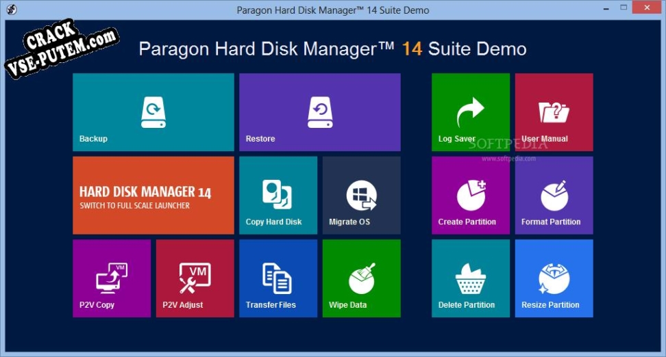 Ключ для Paragon Hard Disk Manager 15 Suite