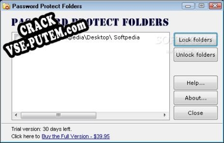 Crack для Password Protect Folders