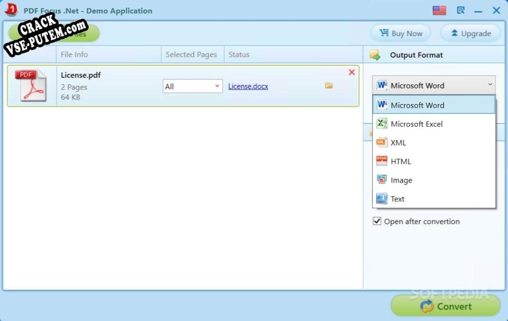 Взлом PDF Focus .Net