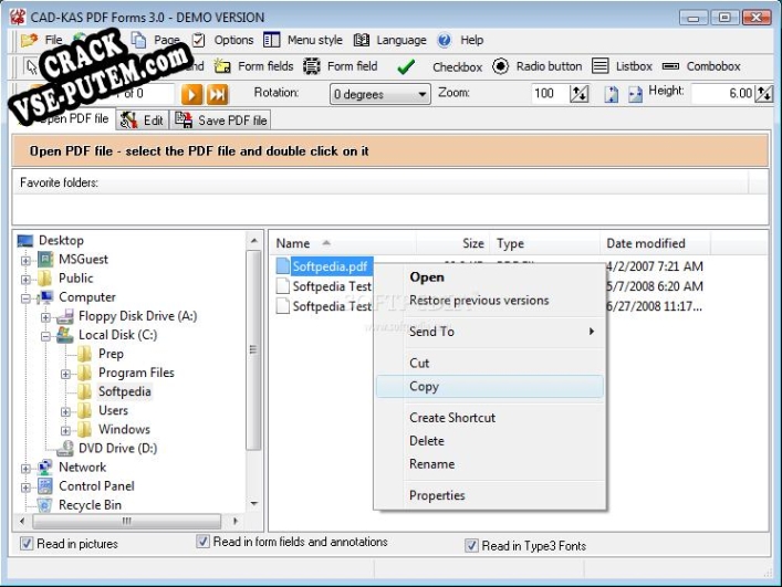 Ключ для PDF-Forms