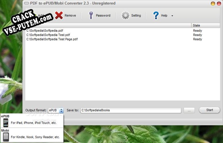 PDF to ePUB/Mobi Converter с patch/keygen