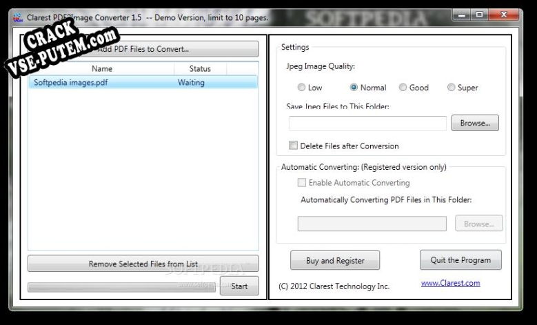 PDF2Image Converter + crack/ключ