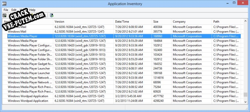 Взлом (keygen) Portable Application Inventory