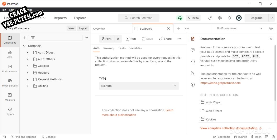 Postman с patch/keygen