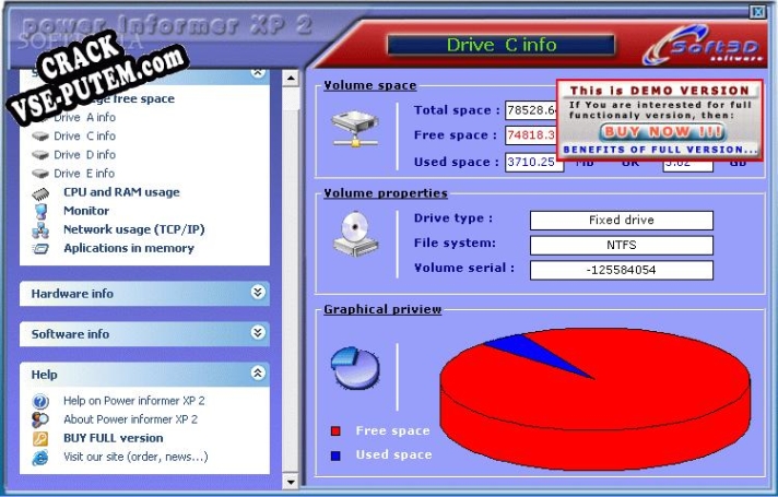 power Informer XP с patch/keygen